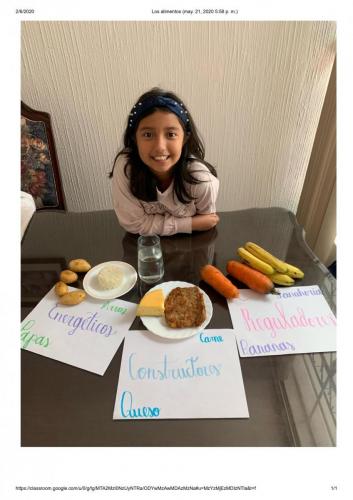 Tipos de alimentos, Alexandra Alburez