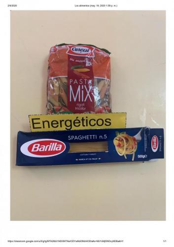 Tipos de alimentos, Doménico de León 1