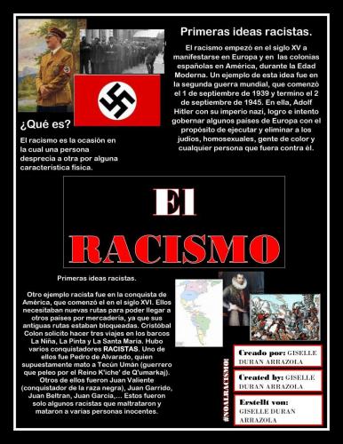 AFICHE EL RACISMO-imágenes